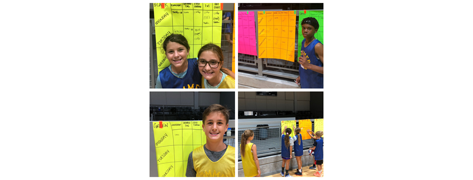 Our campers seem to LOVE the daily contests!! (and candy prizes!)