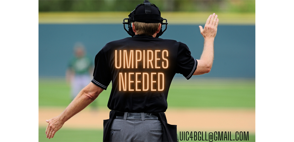 Umpires Needed 
