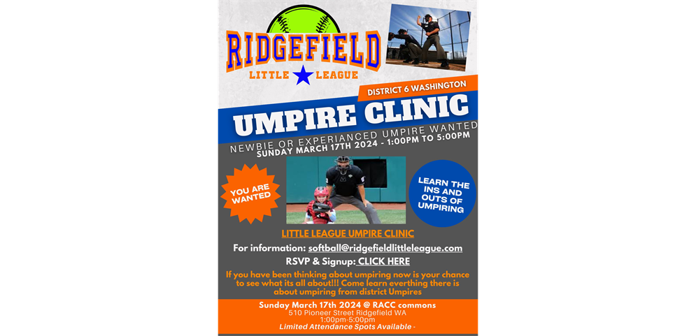District 6 Umpire Clinic 