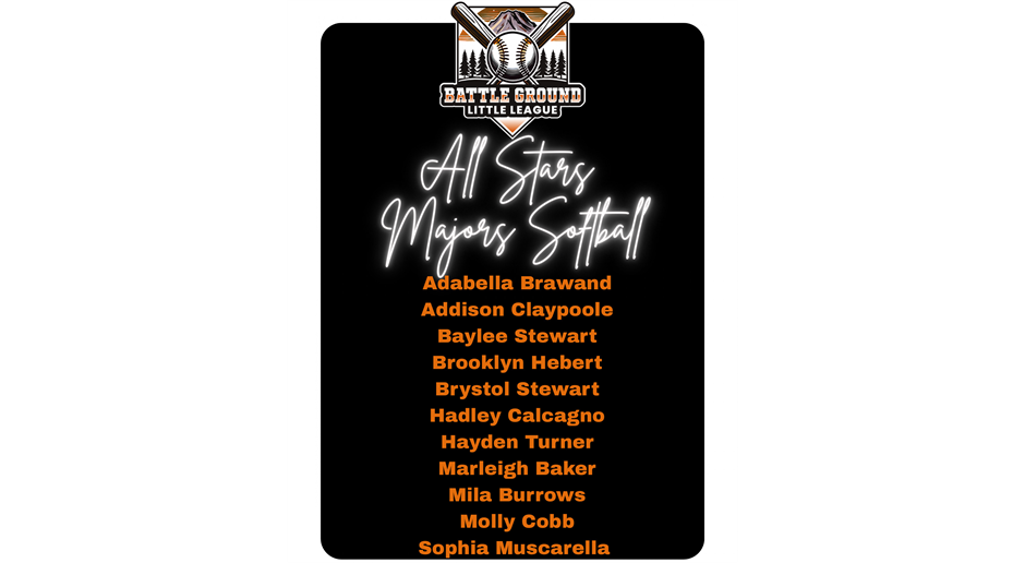 2025 All Stars Majors Softball