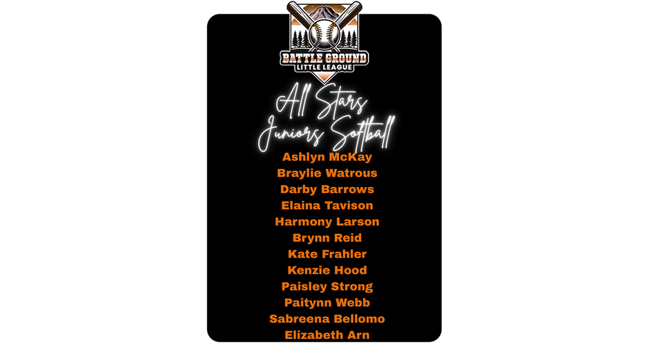 2025 All Stars Juniors Softball