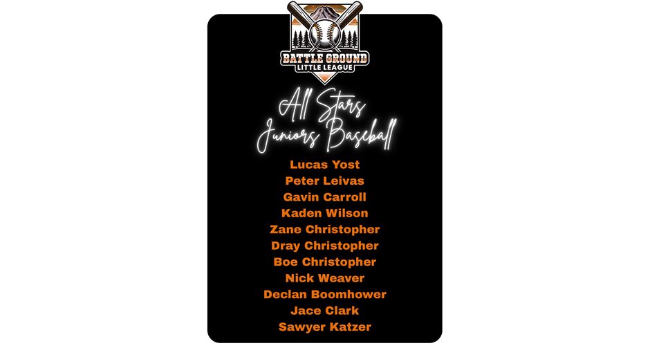 2025 All Stars Juniors Baseball