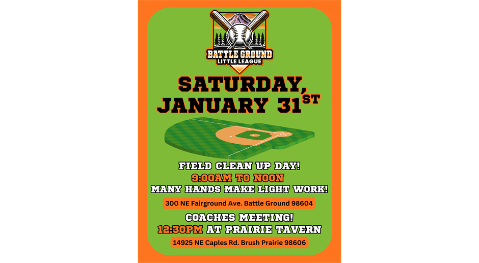 Field Clean Up & Coach Meeting