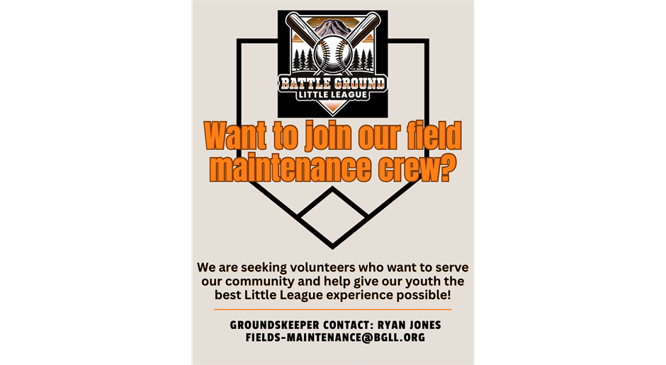 We are seeking volunteers to join our field maintenance crew!
