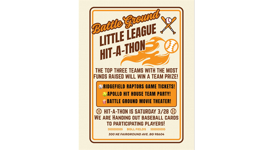 Hit-A-Thon Fundraiser!