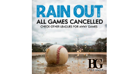 Thu May 12th - All Games Cancelled