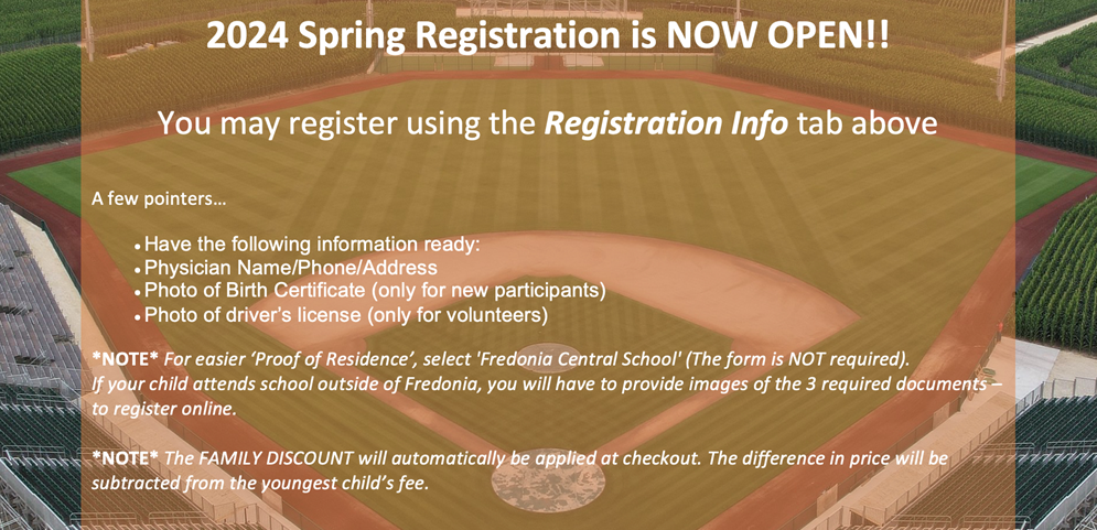 2024 Spring Registration