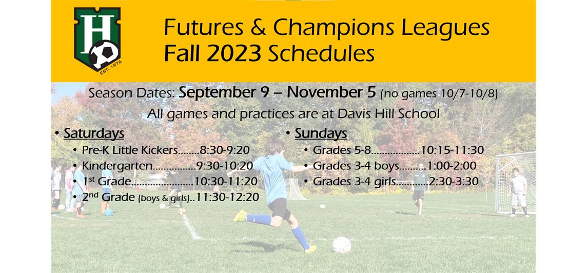 fall schedule