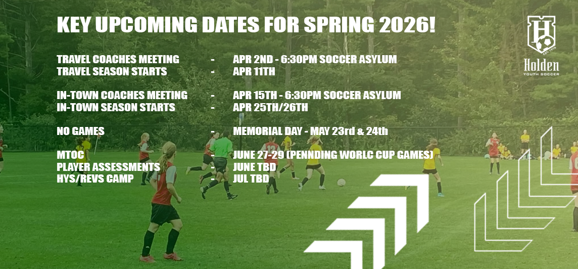 Key Dates!