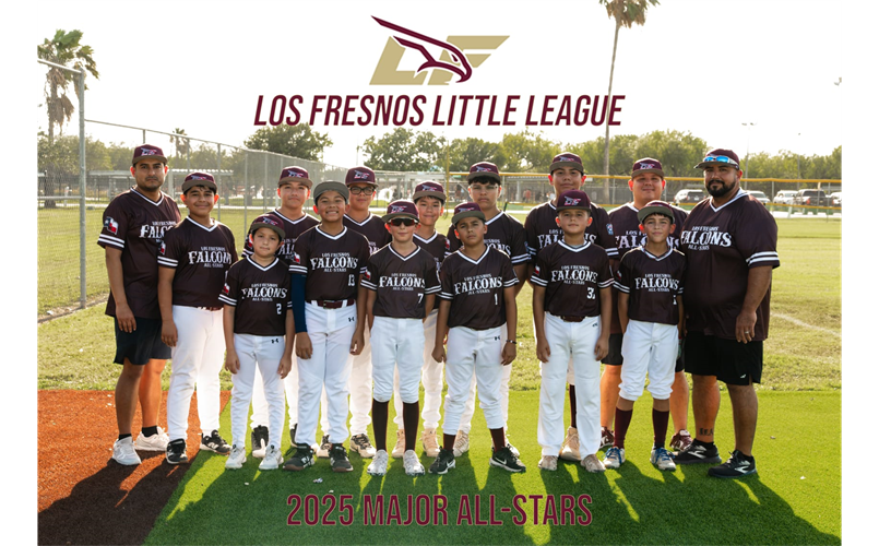 2025 LF Falcons Little League Majors All-Stars