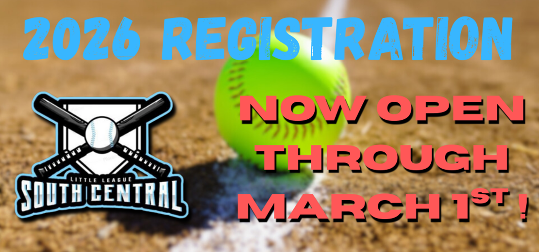 2026 Softball Registration now OPEN!