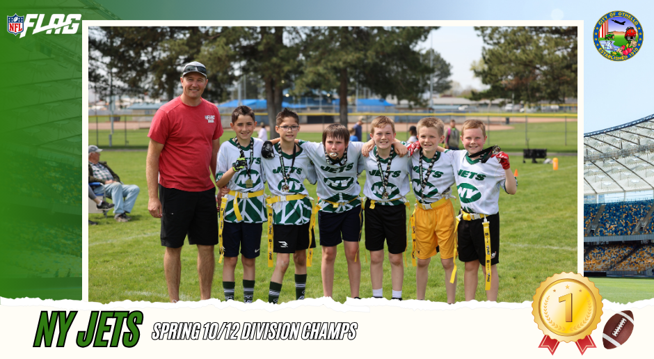 2025 Spring Flag Football 10/12 Champions