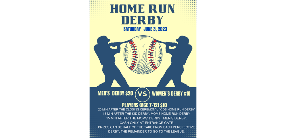 Home Run Derby June 3rd 2023