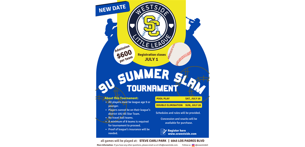 Westside 9u Summer Slam Tournament 
