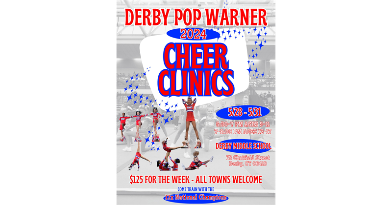 Cheer Clinics Start May 28,2024