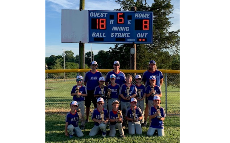 2021 - 8U District Champs - Finished 3rd in State