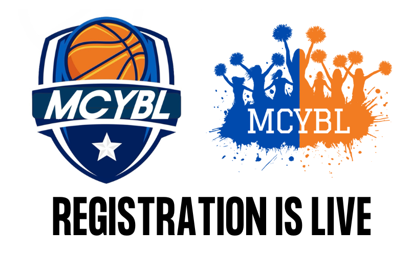 Youth Basketball and Cheerleading Registration is LIVE