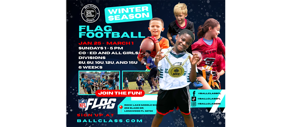 Winter Registration Open Now!  Sign up today!