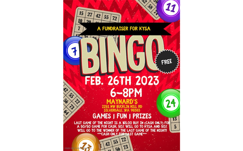 KYSA Bingo Night - February 26th