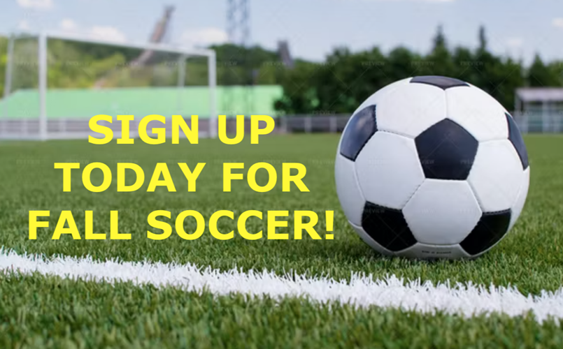 Register for Fall 2023 Soccer!