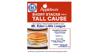 Applebee's Fundraiser March 4 8-10am! Click on registration info to buy tickets!