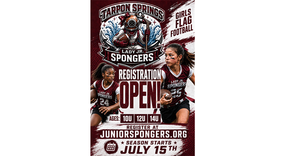 Join the Lady Jr Spongers Flag Team!