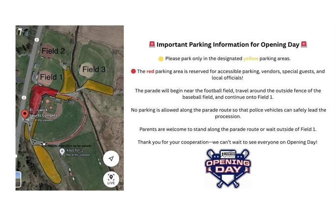 Opening Day Parking