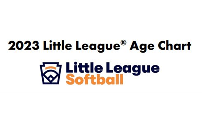 Little League Softball Age Chart