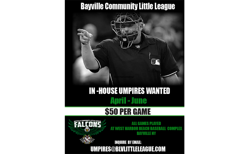 Umpires Needed!