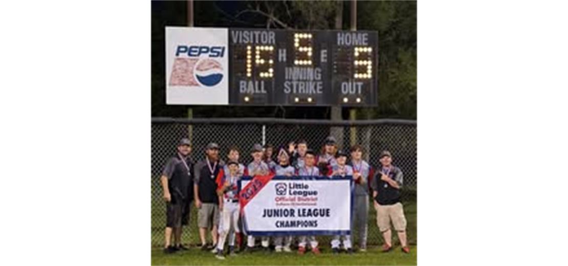 Congratulations to our Junior City Champs