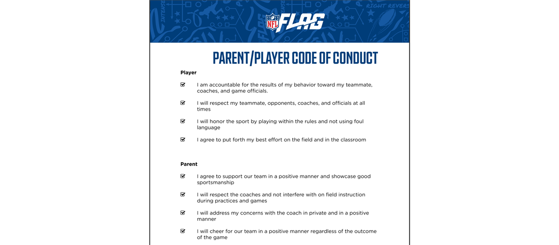Parent & Player Code of Conduct
