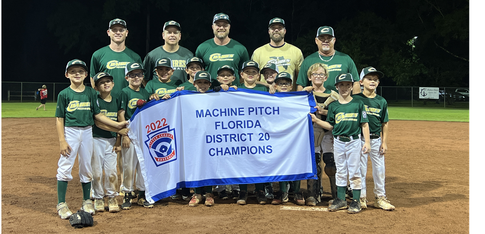 Machine Pitch All Stars: 2022 District 20 Champions!
