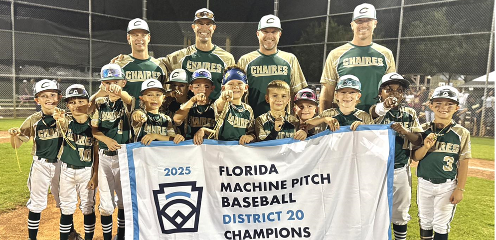 2025 District 20 Champions Machine Pitch Division
