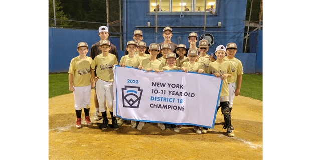 District 18 11 Year Old Baseball Champions
