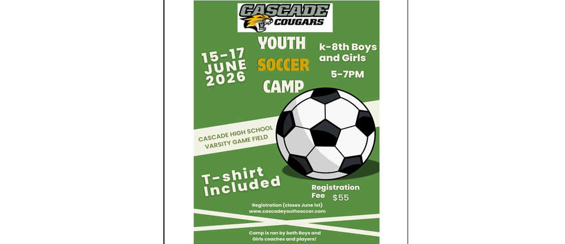 Cascade High School Summer Soccer Camp