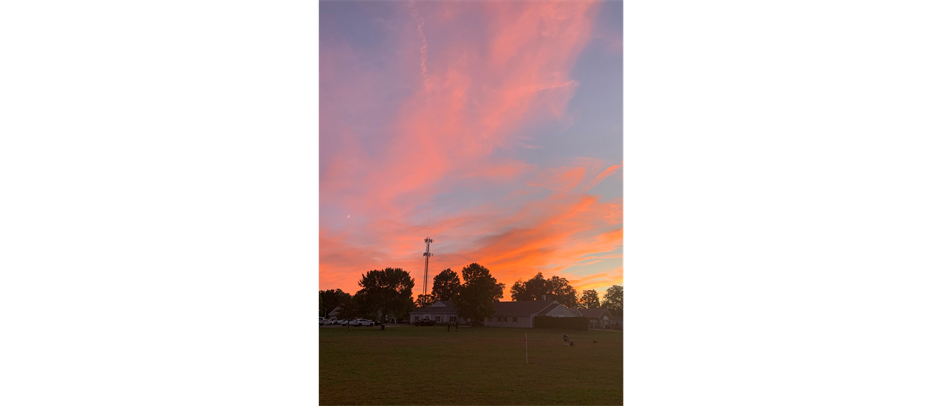 beautiful night for soccer practice!