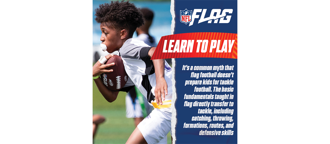 Safe, fun, and competitive NFL Flag Football!