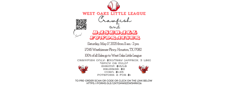 Spring 2025 Crawfish Boil Fundraiser