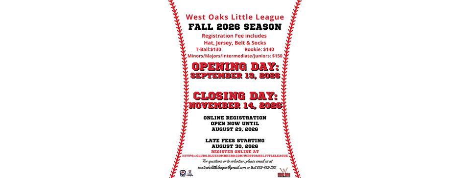 Fall 2026 Registration