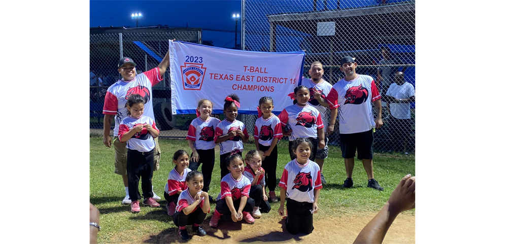Pink Panthers! Our Softball T-ball District 15 Champs!! 2023
