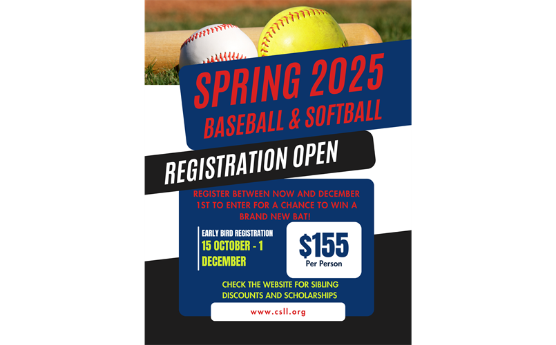 SPRING 2025 REGISTRATION NOW OPEN!