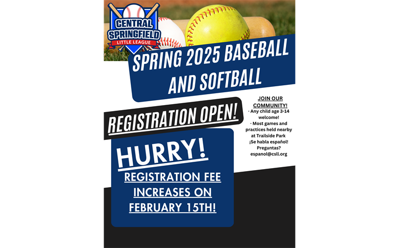 SPRING 2025 REGISTRATION NOW OPEN!