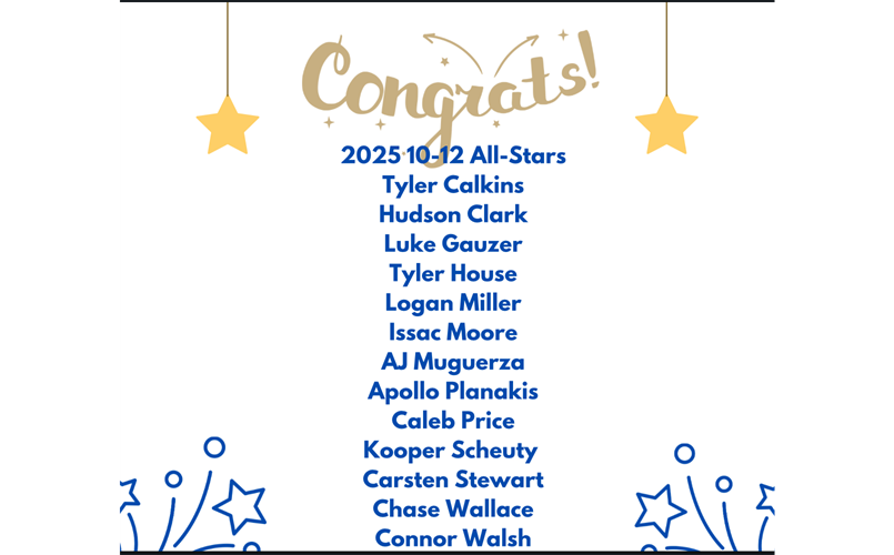 2025 10-12 CSLL ALL-STARS