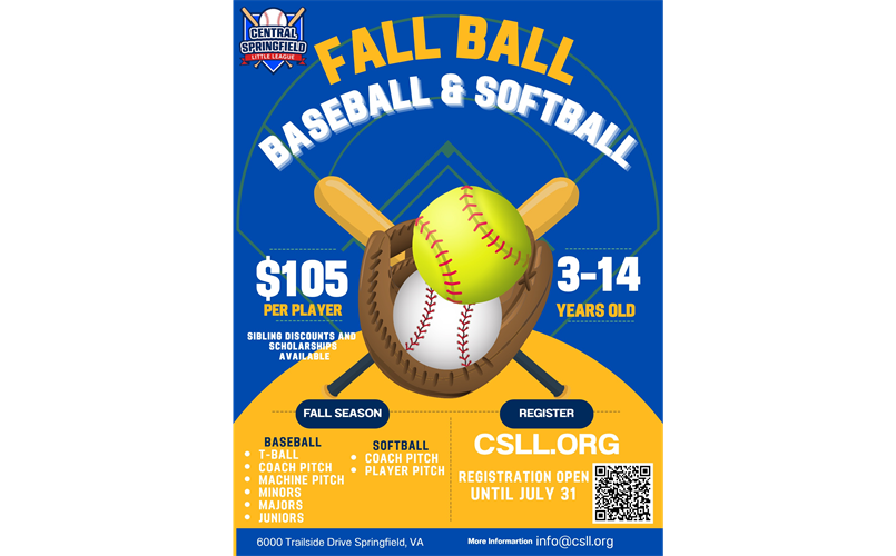 FALL BALL 2025 REGISTRATION NOW OPEN!