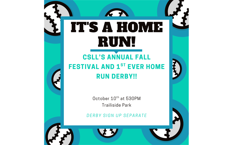 2025 CSLL Fall Fest - Oct. 10, 5:30pm