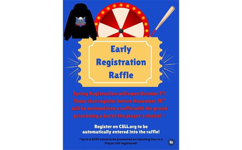 Register early, swing big - win your dream bat!