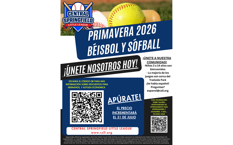 Primavera 2026 - Registrate Hoy!
