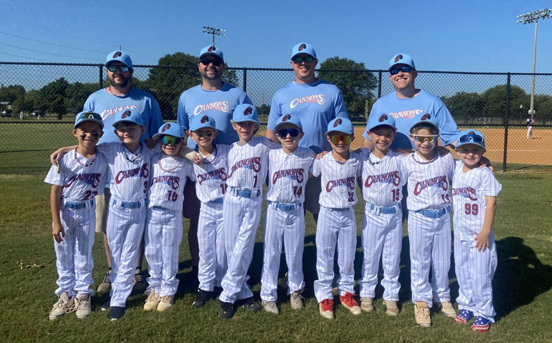 8U Cannons getting ready for their first first tournament