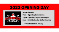 2023 OPENING DAY INFORMATION