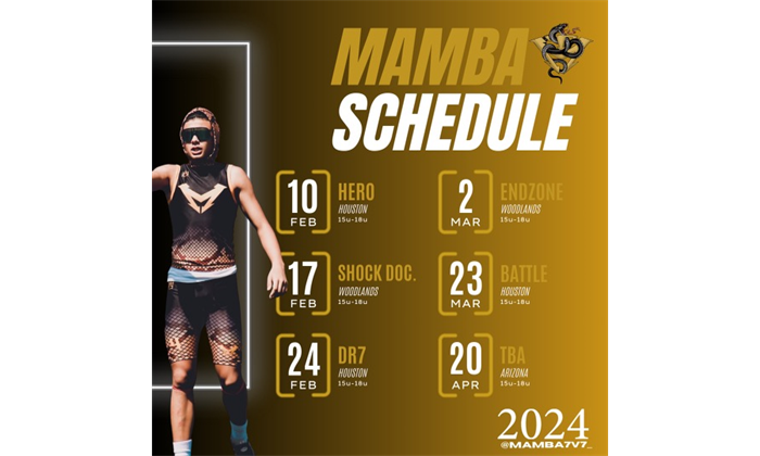 Mamba 7v7 Schedule